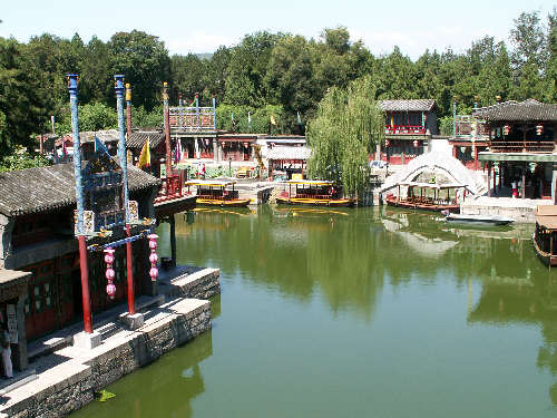 Pekin: Pałac Letni, ulica Suzhou