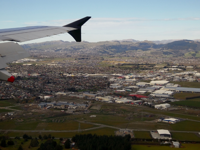 Lądowanie w Christchurch
